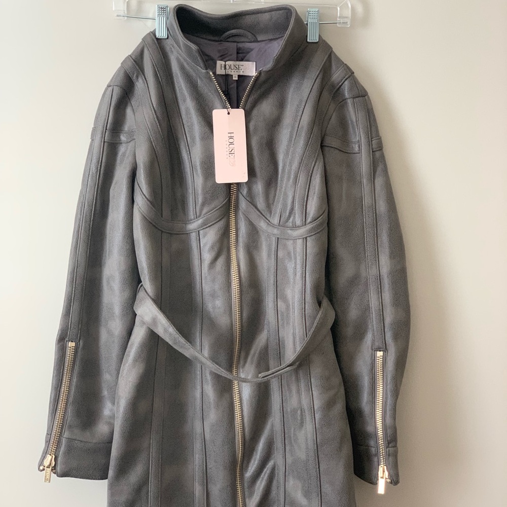 Grey Suede HOUSE OF CB Dress